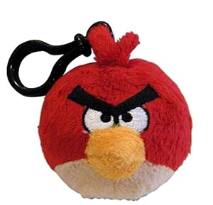Angry Birds 2261, Peluche, colore: Rosso