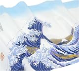 きものやさん　手ぬぐい 浮世絵 北斎浪