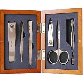 Nautica Men's 6 Piece Manicure Set Grooming Kits