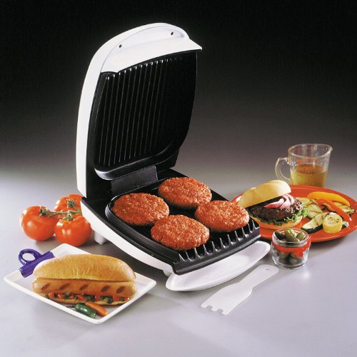 George Foreman™ GR20WHT Super Champ™ Indoor Grill