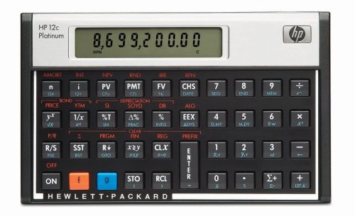 HP 12C Platinum Financial Calculator