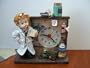 Little Researcher Desk Clock 5x5x2"