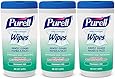 Purell 9120-03-EC Hand Sanitizing Wipes, Clean Refreshing Scent