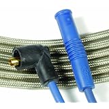 ACCEL 8008B Armor Shield Blue Braided Spark Plug Wire Set by Accel