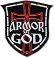 Tactical Combat Badge Morale Velcro Patch / Velcro Military Patches Designed by BASTION - ARMOR OF GOD