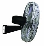 TPI Corporation CACU30W Commercial Circulator and Wall Mount, Single Phase, 30" Diameter, 120 Volt