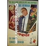The Prize: (Movie Poster) 63-318; Paul Newman; Elke Sommer; Diane Baker, Micheline Presle, Gerard Oury, Sergio Fantoni; book cover