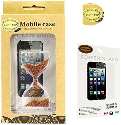 iPhone 6 Case, JoshuaWay 3D Multicolor Sand Clock Hourglass Timer Transparent Hard Case for iPhone 6 with Screen Protector