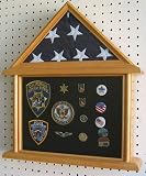 Military Shadow Box Flag Display Case