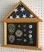 Military Shadow Box Flag Display Case