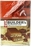 Clif Bar Builder's Bar, Chocolate, 2.4-Ounce Bars, 12 Count