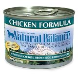 Natural Balance Chicken Brown Rice Formula Dog Food (Pack of 12 6-Ounce Cans)