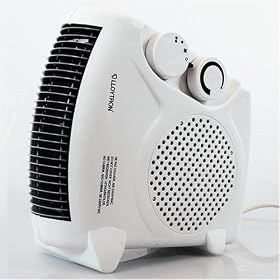 Lloytron 2000w Fan Heater with 2 Heat Settings & Cool Blow F2003WH