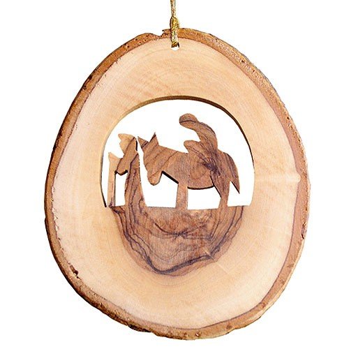 Christbaumschmuck Astscheiben-Anhänger