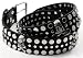 Skull & Cross Bone Studded Leather Belt #4