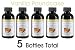 Elegant Expressions Vanilla Pound Cake Warming Oils - Box of 5pc / 55 ml ea