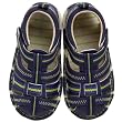 Robeez 1st Stepz Finn Sandal (Toddler),Navy,18 EU (3 M US Infant)