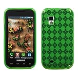 Samsung Fascinate Green Checker Design Skin Case