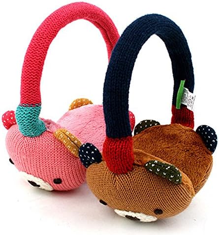 Deer Mum Kid's Winter Lovely Bear Design Earmuffs