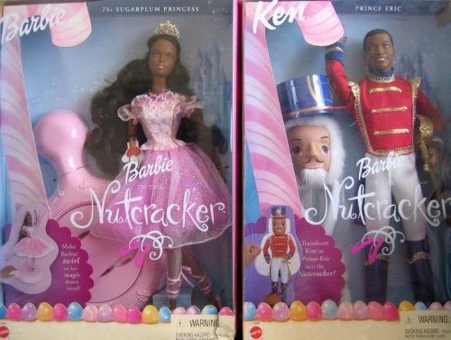 Childrens Toyshop  Toys : Barbie AA Nutcracker Sugarplum Princess & Ken AA Nutcracker Prince Eric Dolls (2001)