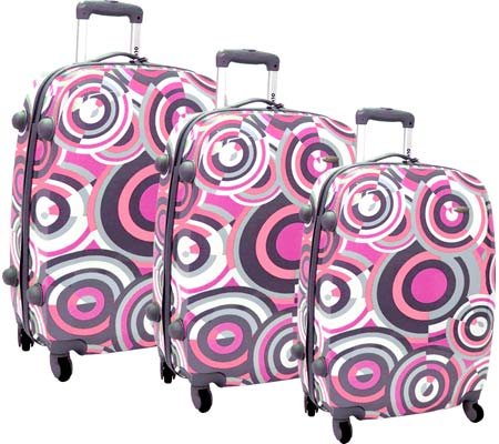 Olympia Picasso 3 Piece Expandable Hard Case Travel Set on Travel Gear Bag Travel Gear Bag Olympia Picasso 3 Piece Expandable Hard Case Travel Set
