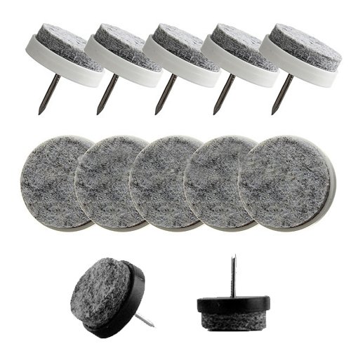 Topzone® 1" inch diameter heavy duty nail furniture pad flo…