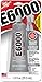 E6000 231020 Adhesive with Precision Tips, 1.0 fl oz