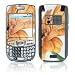 Golden Gerbera Design Protective Skin Decal Sticker for Palm Treo 750/ 755 Cell Phone (Front piece only)