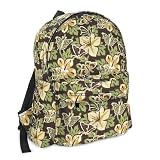 View Annie Hill Designer BUTTERFLIES Backpack Bag SMALLER Than Huge Cumbersome Full-Size Packs- WATERPROOF LINING Annie Hill Designer BUTTERFLIES Backpack Bag SMALLER Than Huge Cumbersome Full-Size Packs- WATERPROOF LINING Picture
