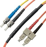 1M ST/SC Mode Conditioning Fiber Optic Cable (9/125-62.5/125)