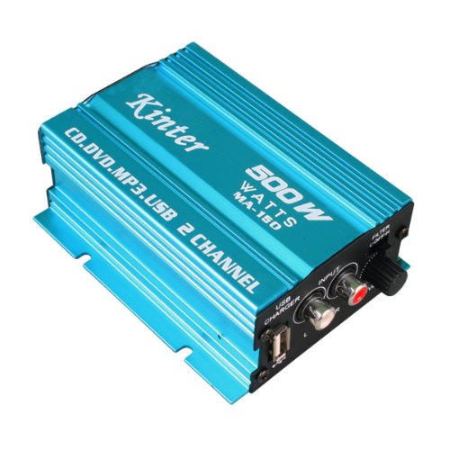 Hi-Fi USB 2 Channel Mini Digital Audio Power Amplifier AMP for MP3 CD Car Boat Moto