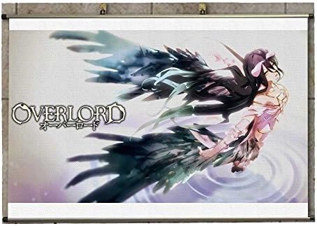 Canvas Wall Scroll Poster (32x20 inches)-Anime Overlord Overlord Anime Albedo Overlord Wallpaper-RYDK641970