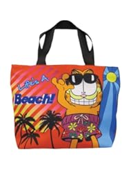 Westland Giftware Tote Bag, 12.5-Inch by 17-Inch, Garfield Lifes a Beach