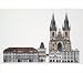 Altstader Ring by Prague,13.5 in. x 12 in.