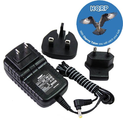 HQRP Wall AC Adapter / Power Supply compatible with Panasonic HDC-TMX1 / HDC-TMX1GK Camcorder with USA & Euro Plug + Coaster