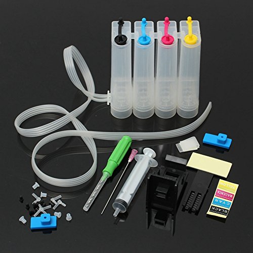 Empty Continuous Ink Supply System for HP 21 22 60 61 56 57 74 75 99 98 97 96 95 94 93 92 901 300 122 343 101 Inkjet Cartridge
