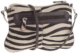 C.Oui Monaco 04, Pochette femme - Z&egrave;bre, Cuir, Taille unique