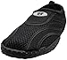 Greg Michaels Men's Water Shoes Aqua Slippers Yoga Exercise Socks with Drawstring Closure (10, Black/Black)