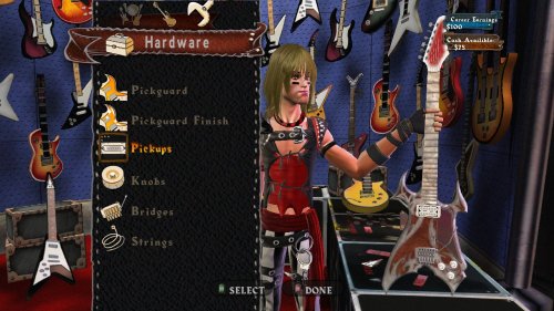Guitar Hero world tour : creer son personnage