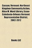 Canaan, Vermont: Northeast Kingdom Community Action, Alice M. Ward Library, Essex-Caledonia-Orleans Vermont Representative District, 20