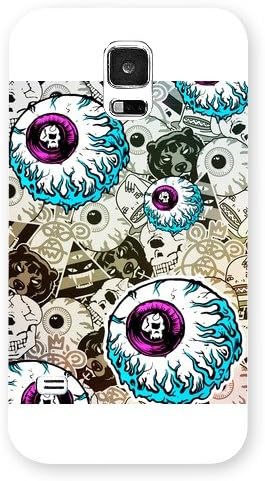 The Personalized Customized Frosted Watch Eyeball White Mishka Galaxy S5 Case