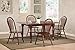 Sunset Trading Andrews 5 Piece Butterfly Dining Set with Arrowback Chairs, Chestnut