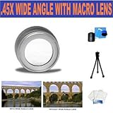 Rokinon .45X Wide Anlge Lens with Macro 58MM + 8 Piece Digital Camcorder Ac ....
