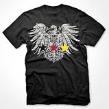 German Eagle Stars Black T-shirt