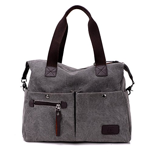 Sunborls Multifunction Canvas Messenger Bag Fit 18 Inch Laptop&notebook