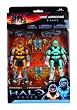 McFarlane Toys Halo Reach Series 2 - UNSC Airborne 2 Pack Gold/Steel and Cyan White