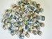 50 Ceramic Handpainted Llama Round Oval Beads-Mixed Lot