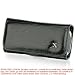 LEATHER HORIZONTAL POUCH CASE WITH BELT LOOP AND BELT CLIP FOR Treo: Plam Centro 690 750 680 700P 700W 755P LG: EnV2 VX-9100 Rumor Decoy VX-8610 Dare Vx-9700 Glimmer UX-830 HTC: HTC Wing P4350 (Herald) HTC 8125 8100 MDA (USA) K-JAM P4300 (Wizard) Fusion 5800 HTC Touch Dual Shadow Shadow ii BlackBerry Pearl 8100 8220 SAMSUNG: Glyde U940 Mysto T919 BEHOLD MOTOROLA: V950 NOKIA: N96 / BLACK ZEBRA