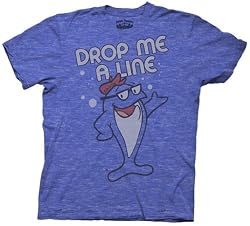 Starkist Tuna Drop Me a Line Heathered Mens T-shirt
