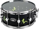 Pacific Drums by DW Acrylic Snare With Chrome Hardware, Amber 5X14